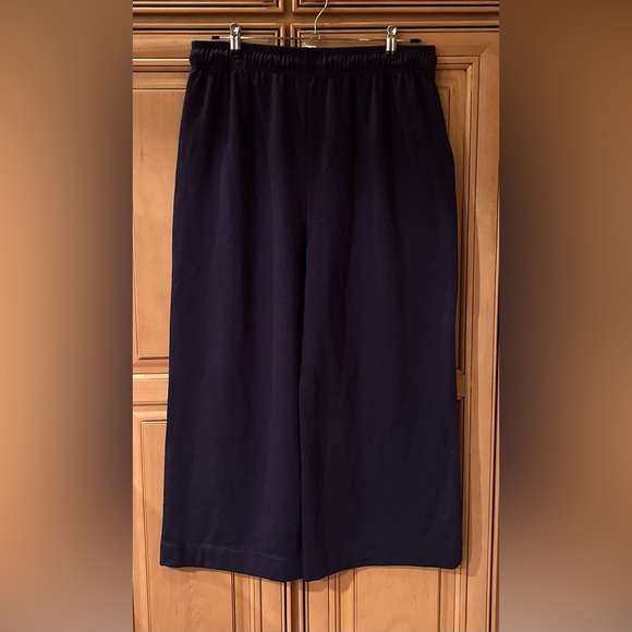 NWT Halston Studio Women’s Brushed Fleece Wide Leg Pants - Picture 5 of 9